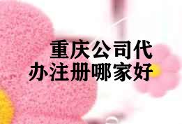 重庆公司代办注册哪家好