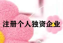 注册个人独资企业