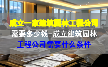 成立一家建筑园林工程公司需要多少钱-成立建筑园林工程公司需要什么条件